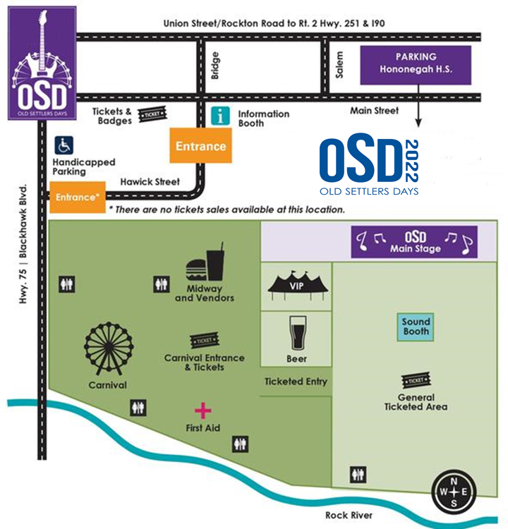 OSD Festival Map